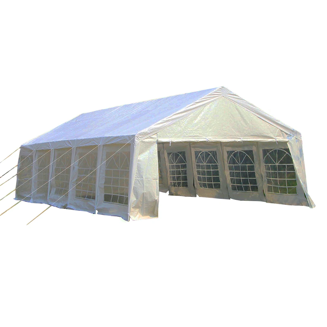 4X6M Другие размеры Pe Carport с окнами Сильная ветрозащитная водонепроницаемая