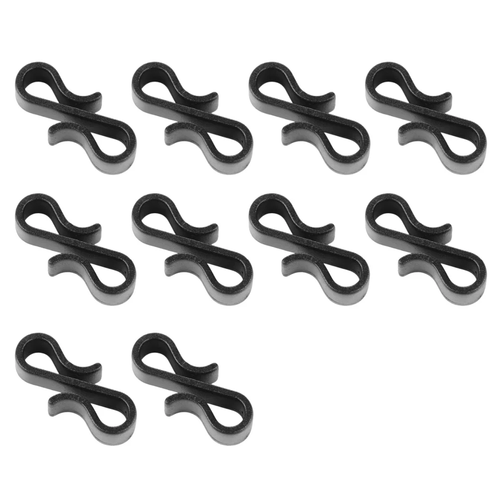 

10-100 Шт. S-образные Пластиковые Крючки, Прочные Декоративные Зажимы Для Кемпинга На Открытом Воздухе, Гирлянды