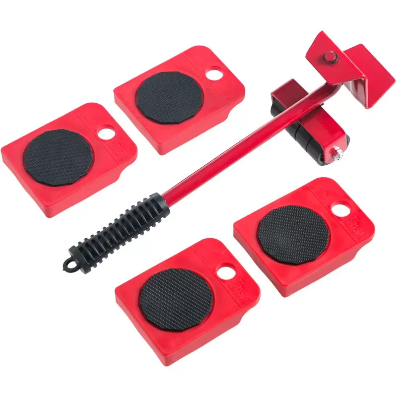 

Professional Furniture Mover Dressers Cabinets Transport Lifter Tool Set Heavy Duty Lifter Wheel Bar Roller Device Hand Tools