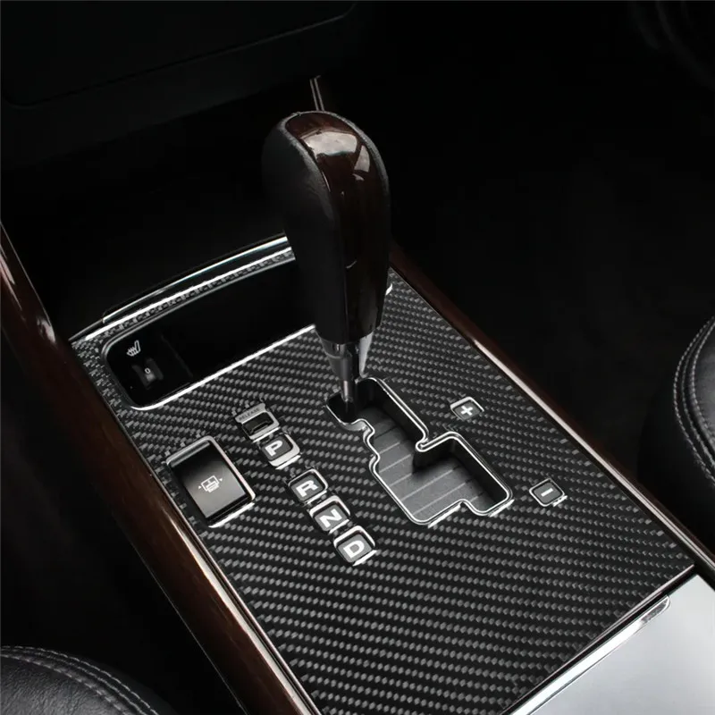 Черные наклейки для интерьера различных деталей Hyundai Azera 2006 2007 2008 2009 2010 2011