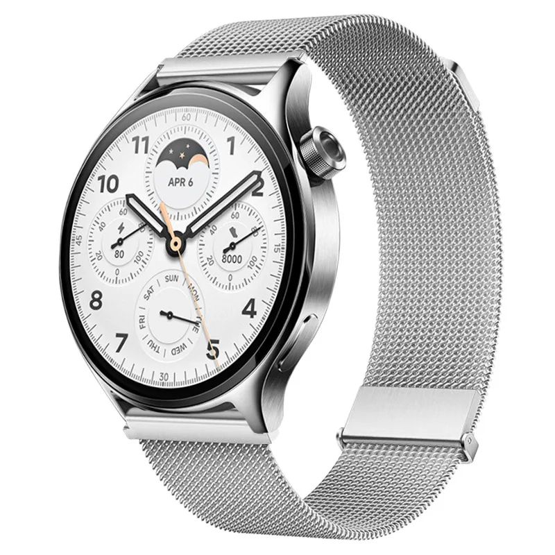 20mm 22mm Milanese Strap For Xiaomi Watch S1 Pro / Active/Color / Mi Watch Wristband Watchband for Huawei GT3 GT2 2Pro Bracelet