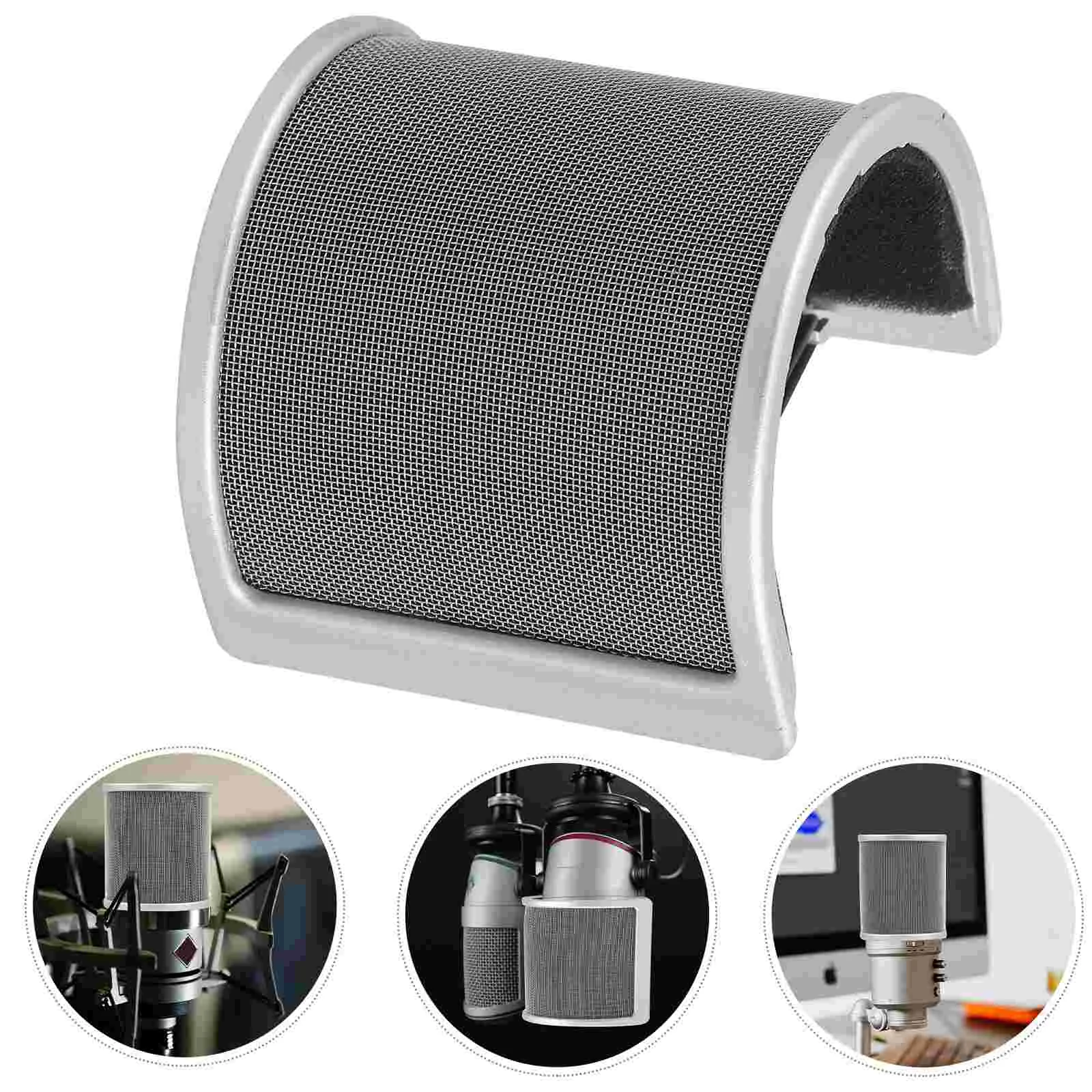 Ручной поп-фильтр для выдувного экрана микрофона ветрового стекла