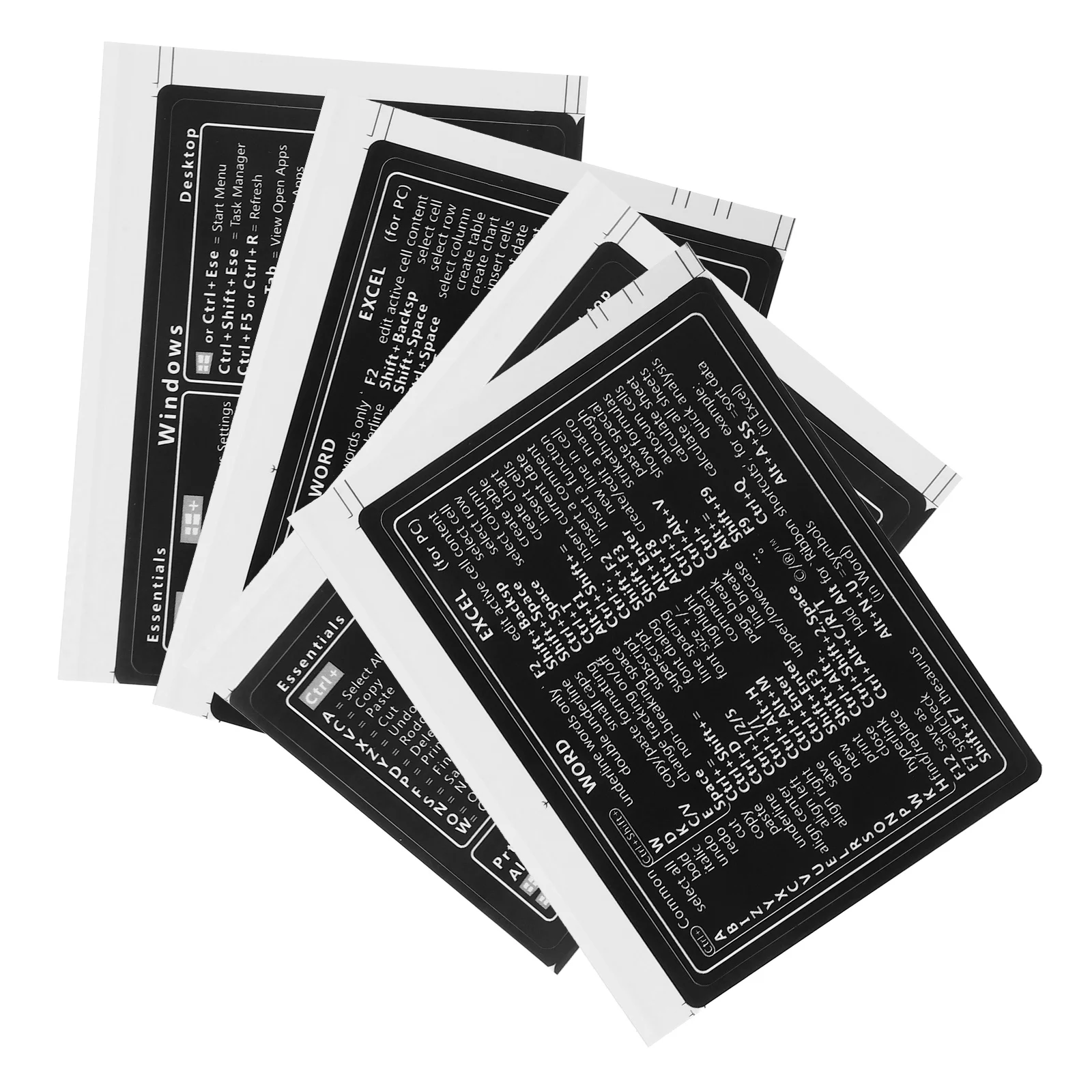 4-листые наклейки для ключей сменные аксессуары ноутбуков ламинированные