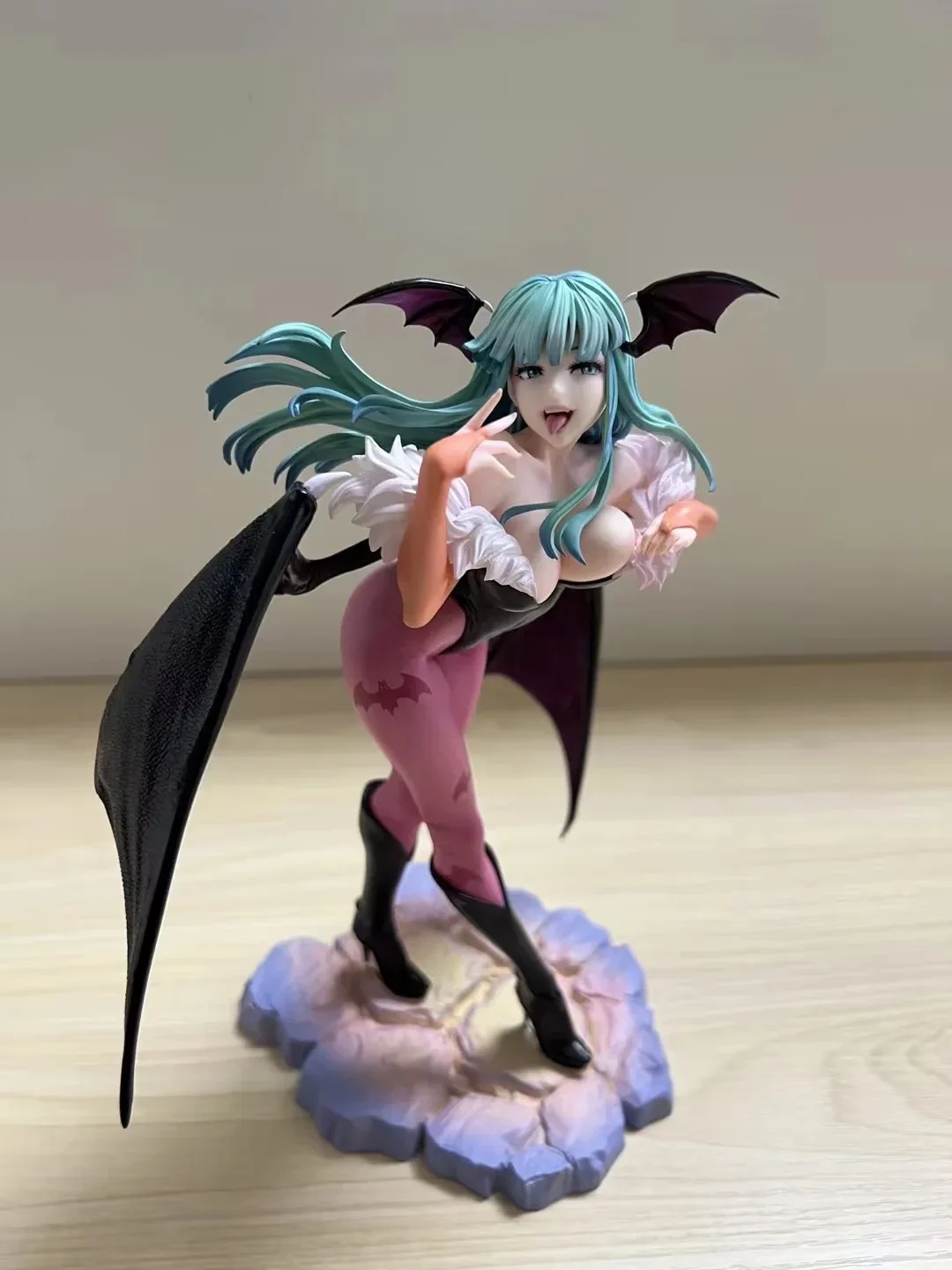 

Anime Vampireed Hunter Morrigan Aensland Figure Darkstalkers Bishoujo Action Figure Collectible Figurine Halloween Doll Toy Gift