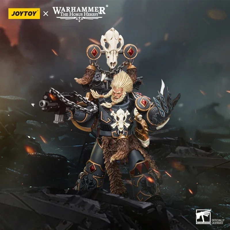 JOYTOY Warhammer 40K фигурки космические волки Geigor Fell-Hand V4 Legion коллекция фигурку аниме