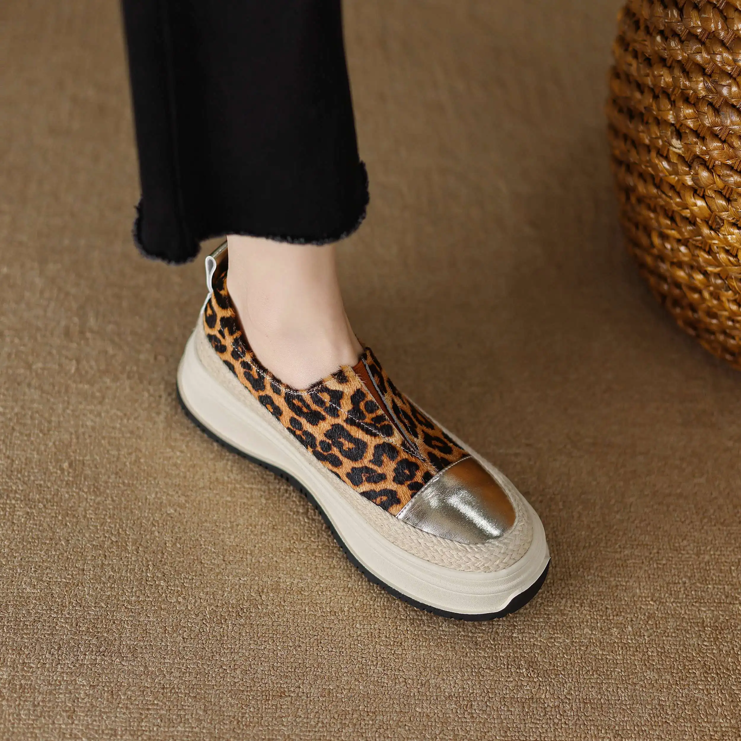 Кроссовки Lanxuryee женские из коровьей кожи повседневная весенняя обувь на