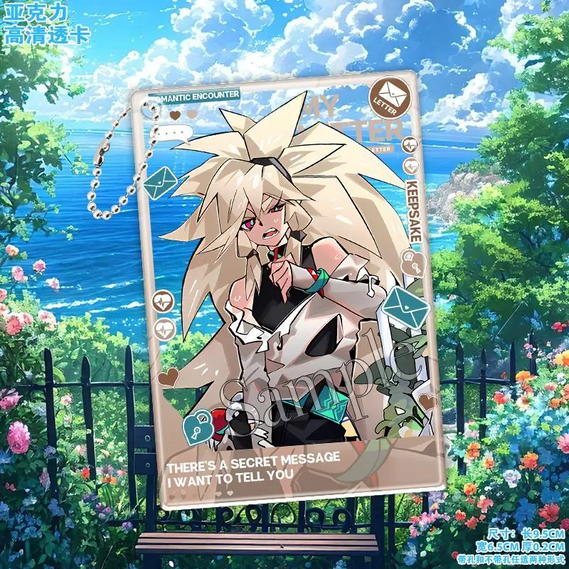 Фото Брелок для ключей Anmicius Ray Godrose Tomka, аниме-брелок Xander Grey AOTU WORLD, мужской брелок для женщин, акриловый брелок-подвеска с мультяшным персонажем, подарок №3