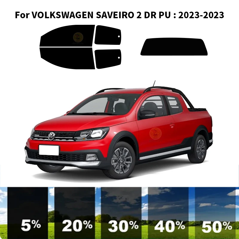 

Precut nanoceramics car UV Window Tint Kit Automotive Window Film For VOLKSWAGEN SAVEIRO 2 DR PU 2023-2023