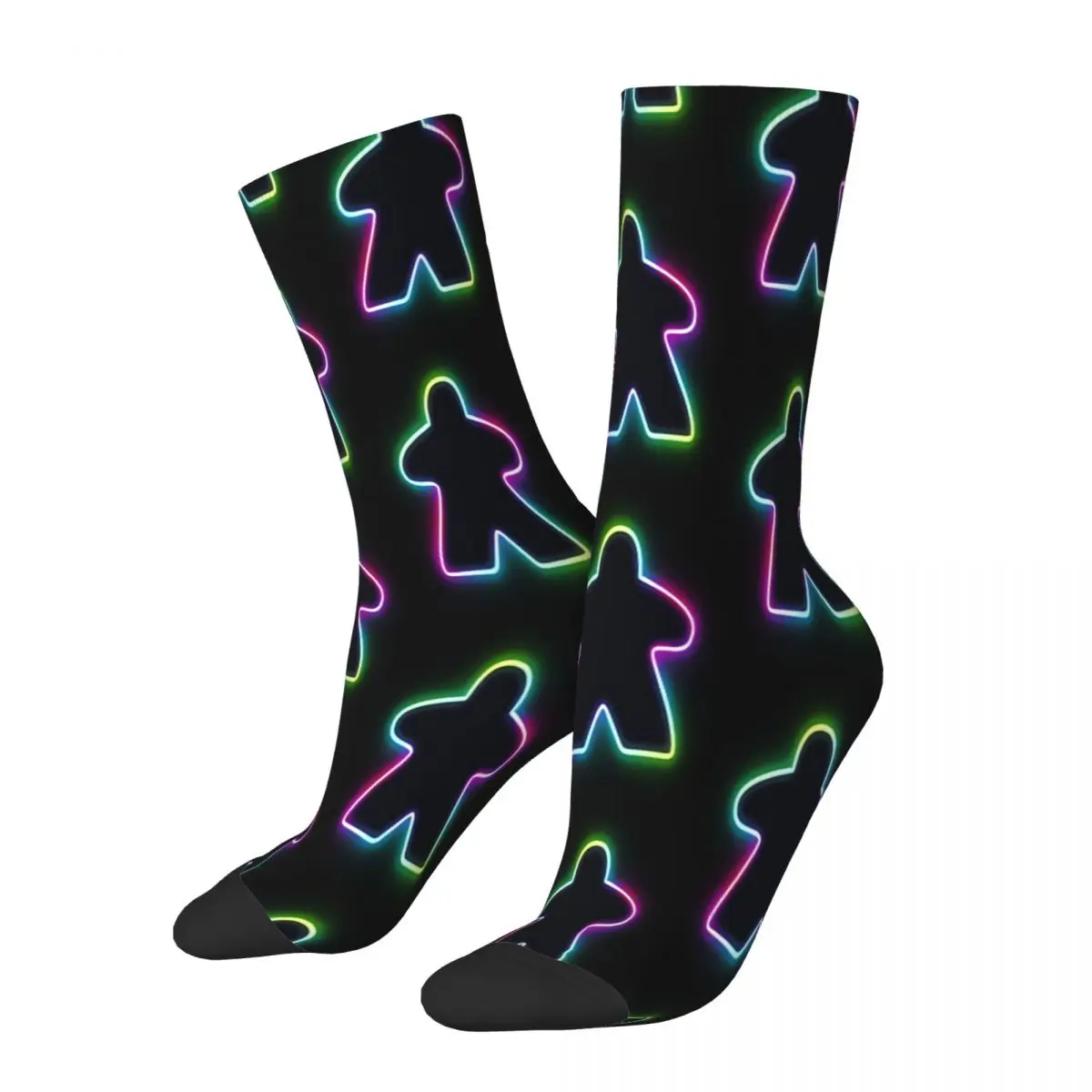 

Geek Meeple Gift Board Game Socks Male Mens Women Summer Stockings Polyester