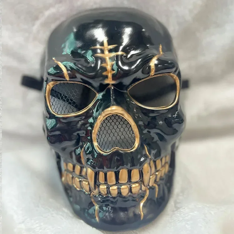 2024 новая маска с черепом на Хэллоуин подвижная полнолицевая страшный