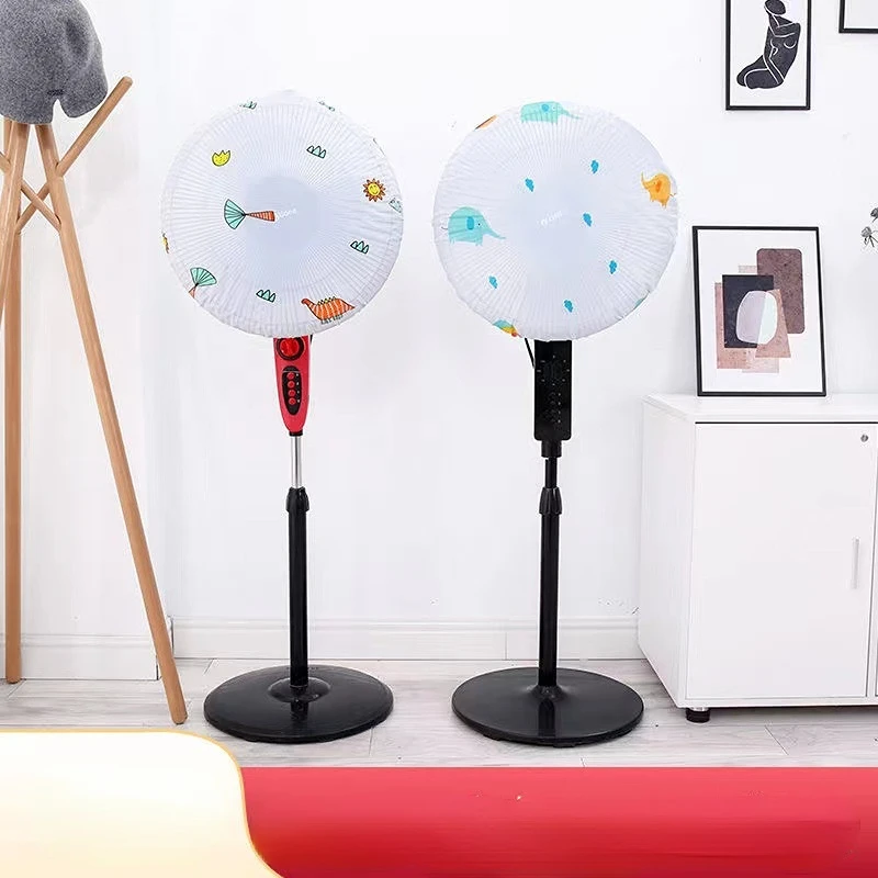 

1 Piece 45cm in Diameter Household Floor Electric Fan Dust Cover Waterproof Dustproof Stand Fan Round Full Package Storage Bag