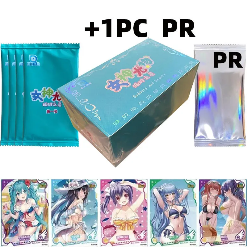 

Original Goddess Story Anime Figures Bronzing Barrage Flash Cards Rem Swimsuit Collectible Cards Toy Birthday Gifts For Children