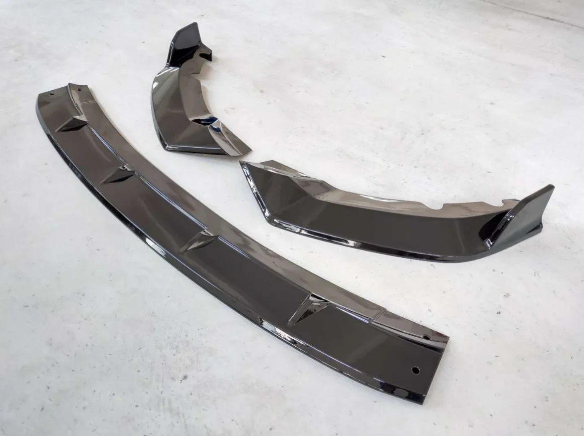 Спойлер для переднего бампера губа ДЛЯ BMW 1 серии F20 M Sport 2019 углеродное волокно