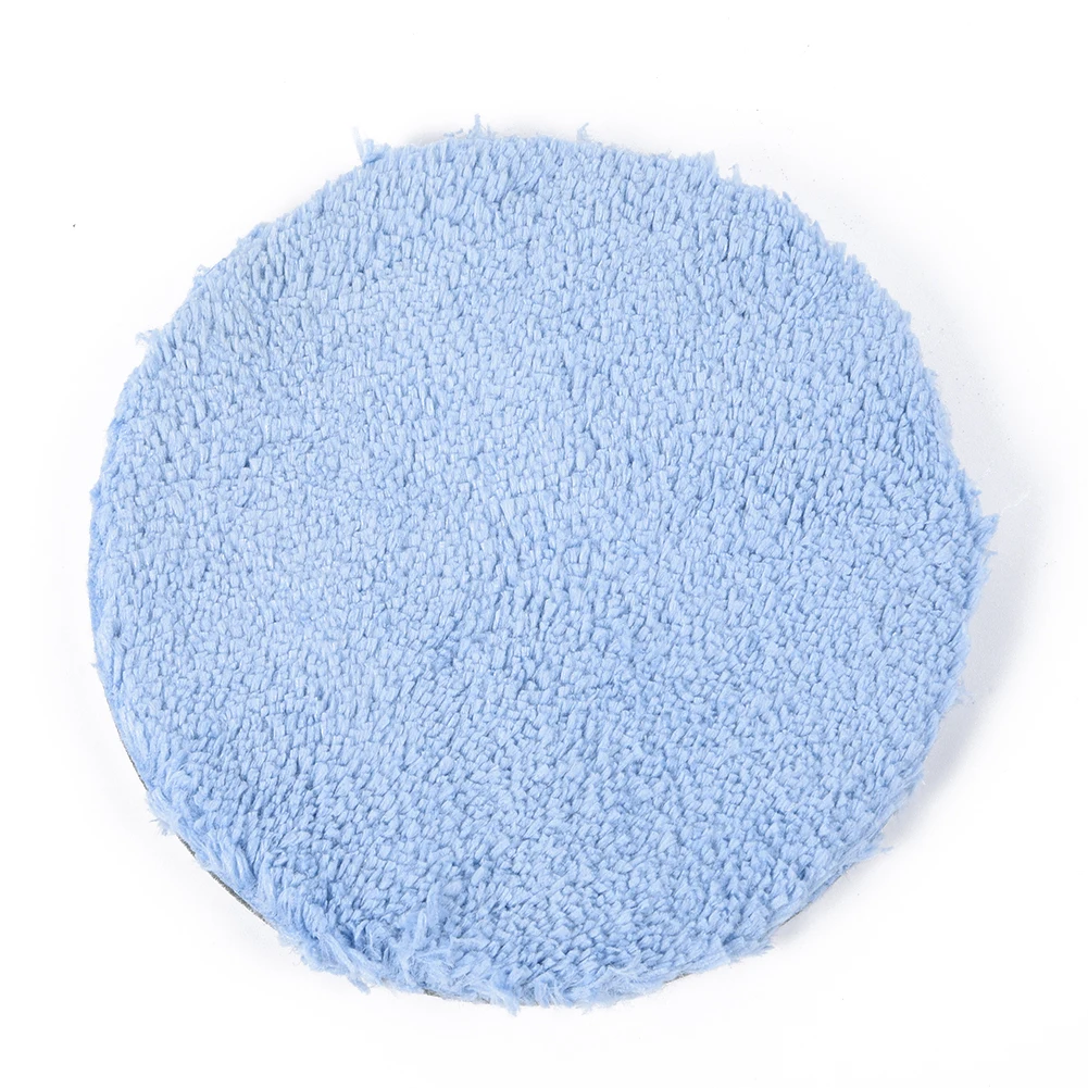 

Buffing Polishing Pad Cleaning Accessory Blue Car Detailing Microfiber