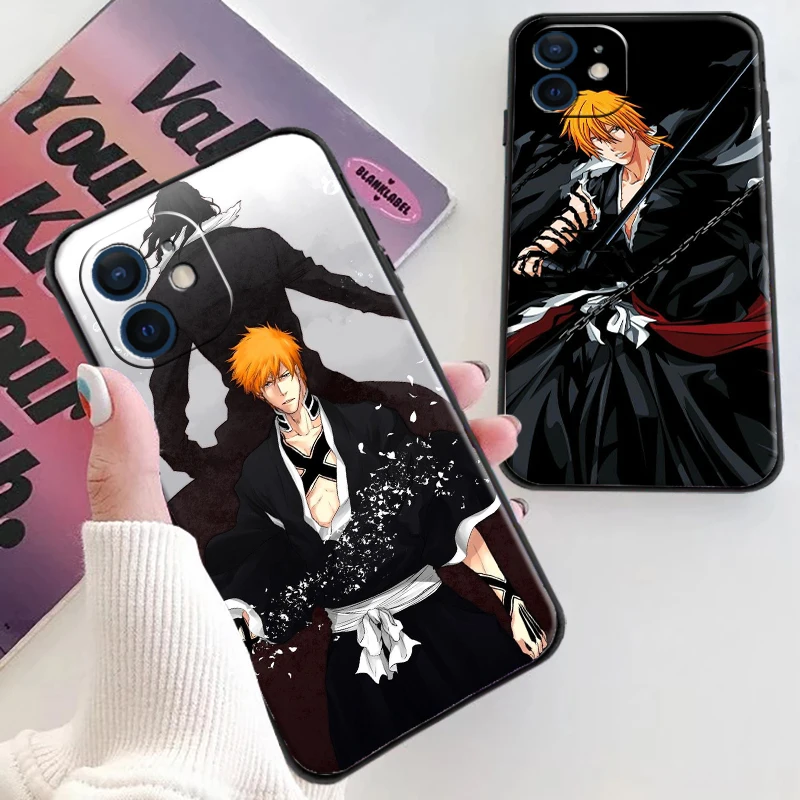 

BLEACH Anime Japan Phone Cases For iPhone 7 8 SE2020 7 8 Plus 6 6s 6 6s Plus X XR XS MAX Carcasa Back Cover Coque