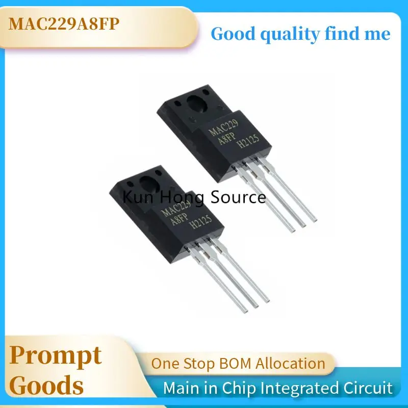 

MAC229A8FP transistors, effect tubes, direct plug TO-220F new original stock, hot