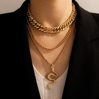 fashion necklace women twist gold necklace jewelry