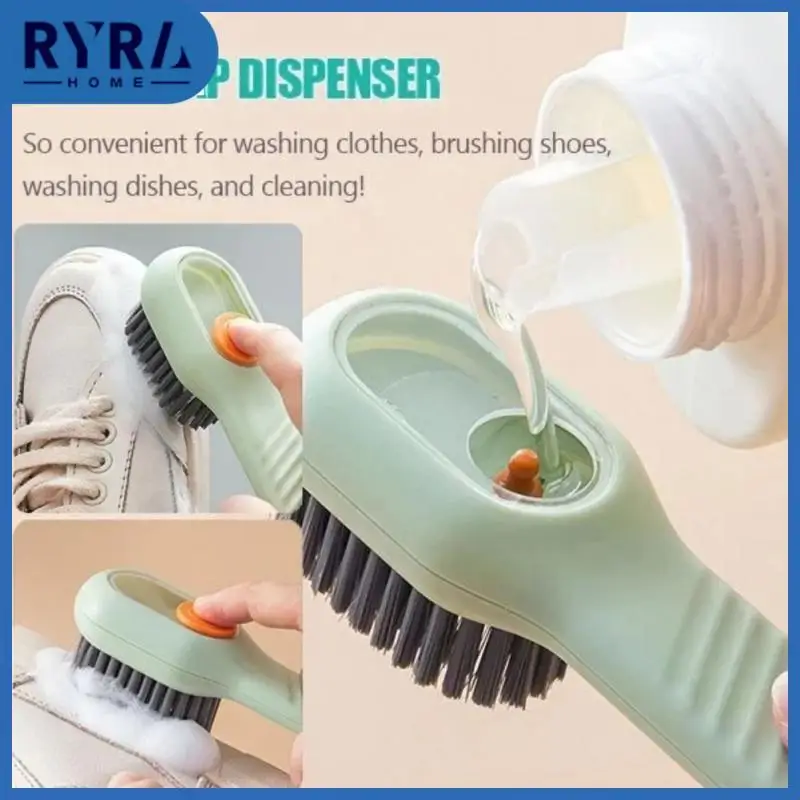 

High Quality Quick Foaming Easier Cleaning Long Handle Shoe Brushes Multifunctional Soft-bristled Shoe Brush Soft Brush