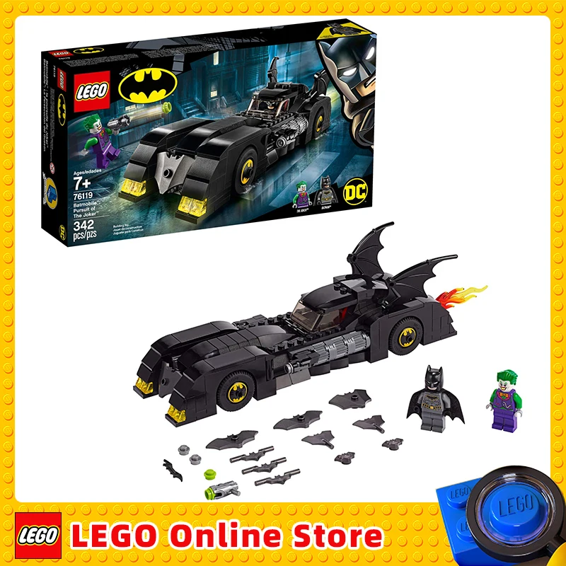 LEGO & DC Batman Batmobile: Pursuit of The Joker 76119 Building Kit (342 Pieces)