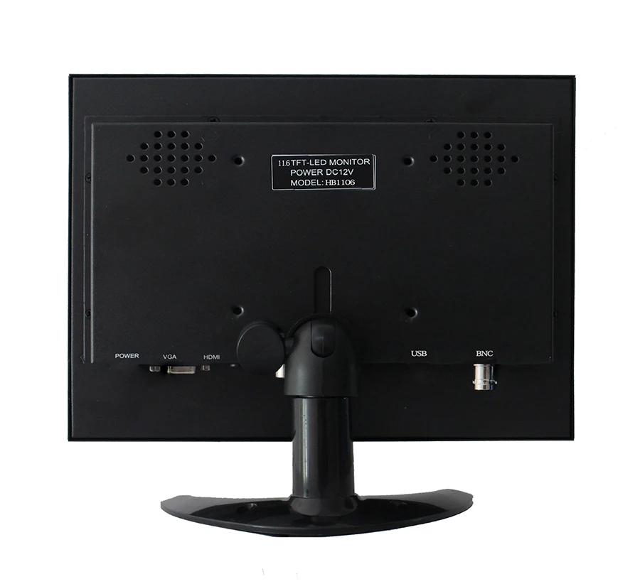 11-дюймовый ЖК-монитор IPS дисплей 1366x768 металлический корпус BNC HDMI VGA AV интерфейс
