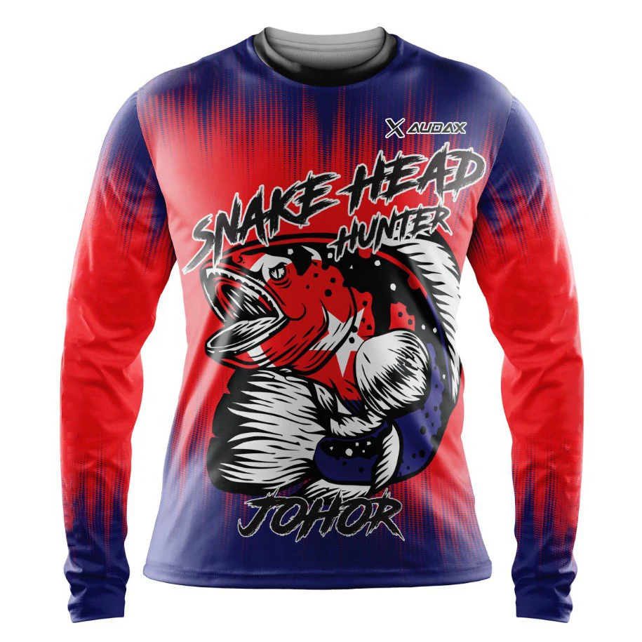 #8 AUDAX уличная Персонализированная рыболовная рубашка одежда для рыбалки