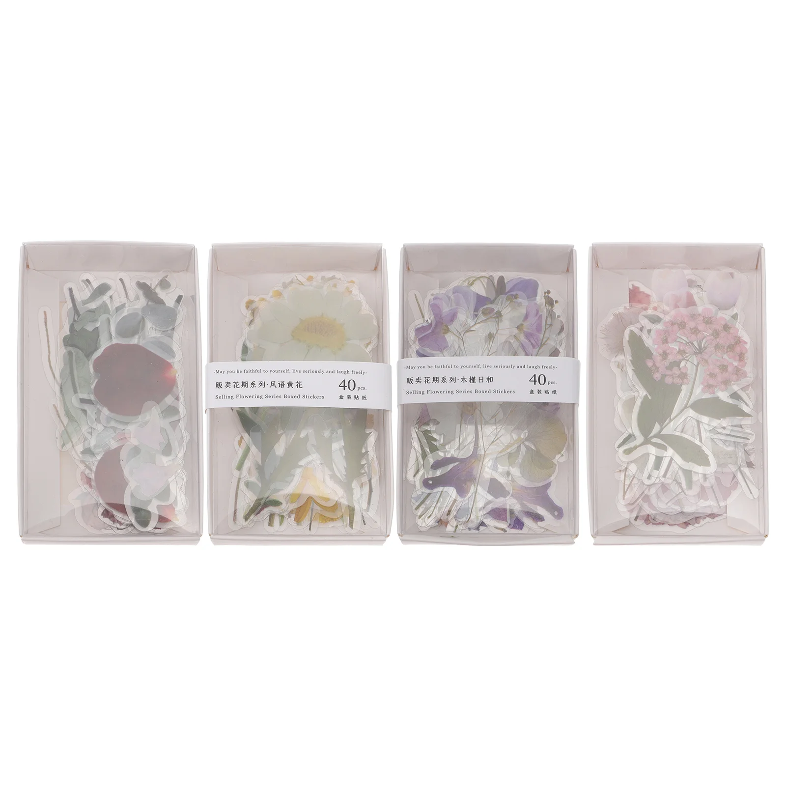 

Stickers Sticker Flower Label Decorative Aesthetic Journal Laptop Scrapbooking Floral Scrapbook Seal Spring Sealing