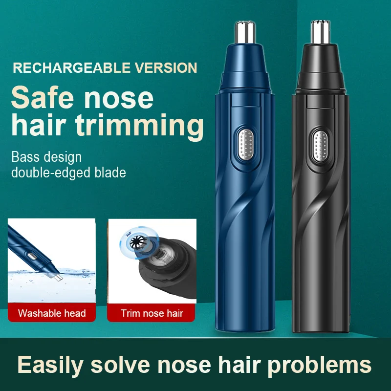Электрический триммер для волос в носу на батарейках мужской удаления артефакт