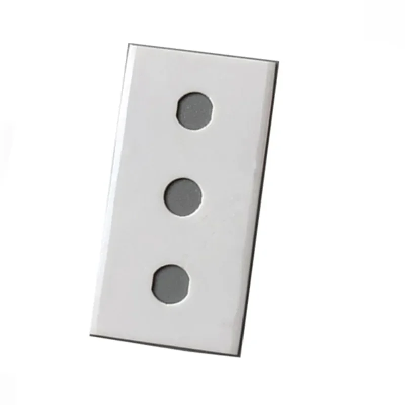 10 шт. циркониевый керамический лезвие с тремя отверстиями резак вставки пленка