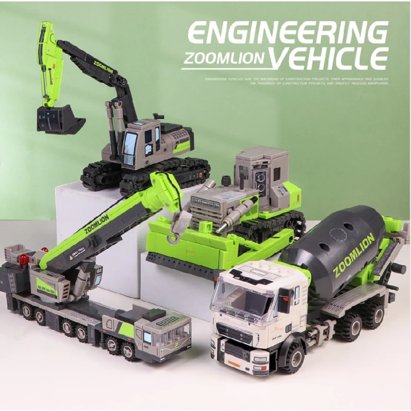 Городская техника строительный экскаватор бульдозер кран миксер автомобиль