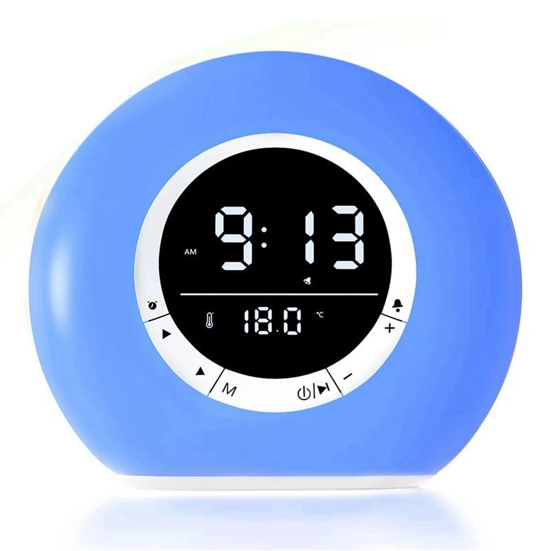 

Alarm Clock For Heavy Sleepers Adults, Wake Up Light With Bluetooth Speaker, Digital Alarm Clock For Bedroom