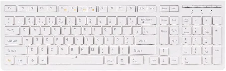 

Multimedia Wired Flat TC300-104 Keys - White