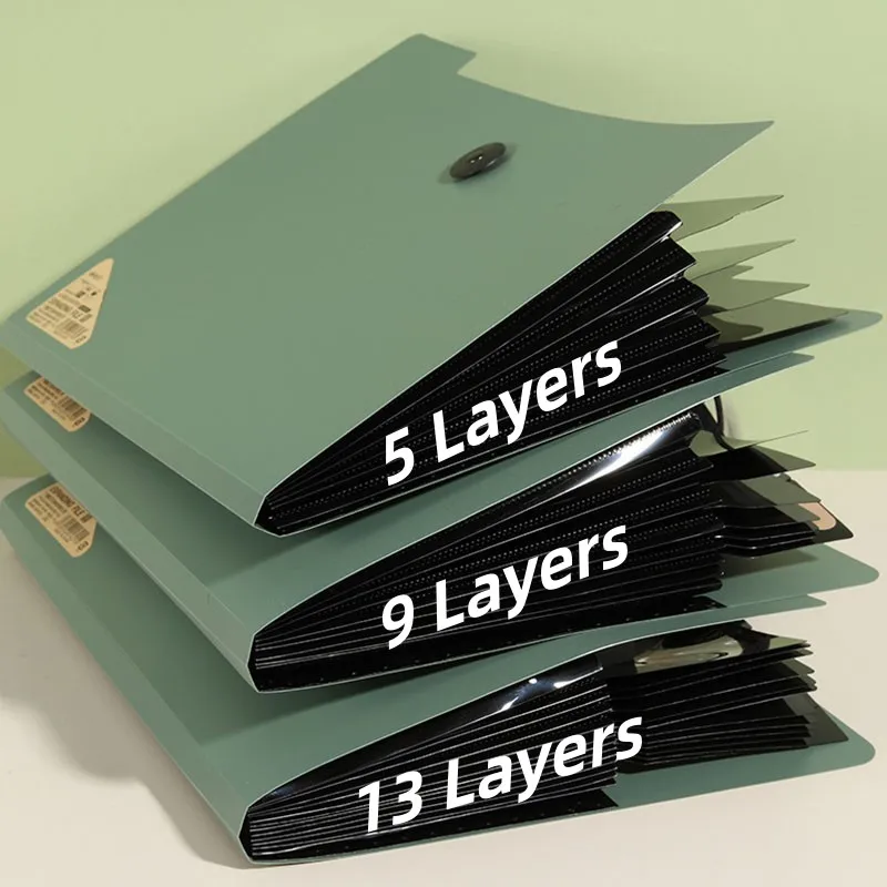 Расширяющаяся Папка Для Файлов С 9 Слотами Портативный Органайзер Документов