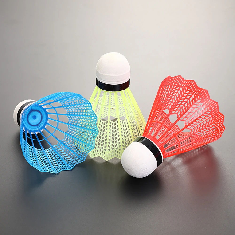 Portable 12pcs/set Badminton Ball Colorful Plastic Training Outdoor Sports Activities Supplies New | Shuttlecock