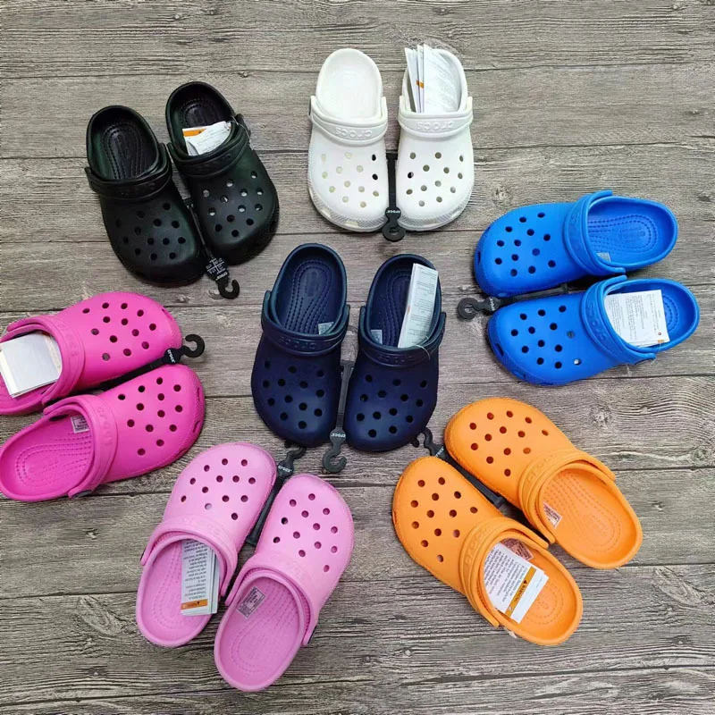 Kids Sandals Anti-slip Slippers Clogs Girls & Boy Shoes Summer Beach Garden Shoes Toddler Unisex Parents Famous Cr0 Slides