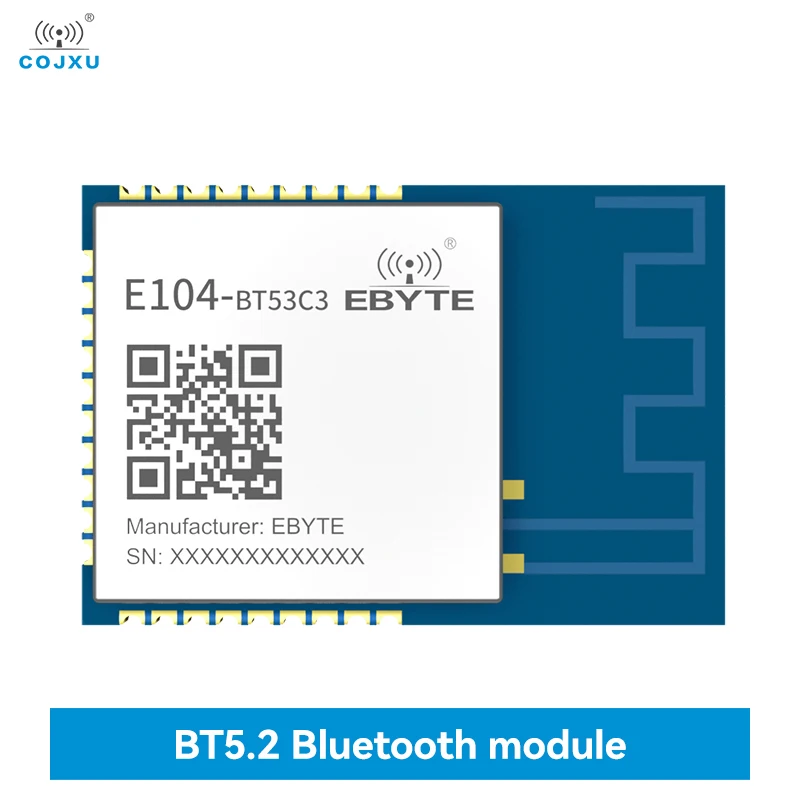 2,4 ГГц EFR32BG22 BLE5.2 Bluetooth беспроводной модуль E104-BT53C3 с низкой мощностью 2,4 ГГц EFR32BG22 BLE5.2 Bluetooth беспроводной модуль E104-BT53C3 с низкой мощностью
