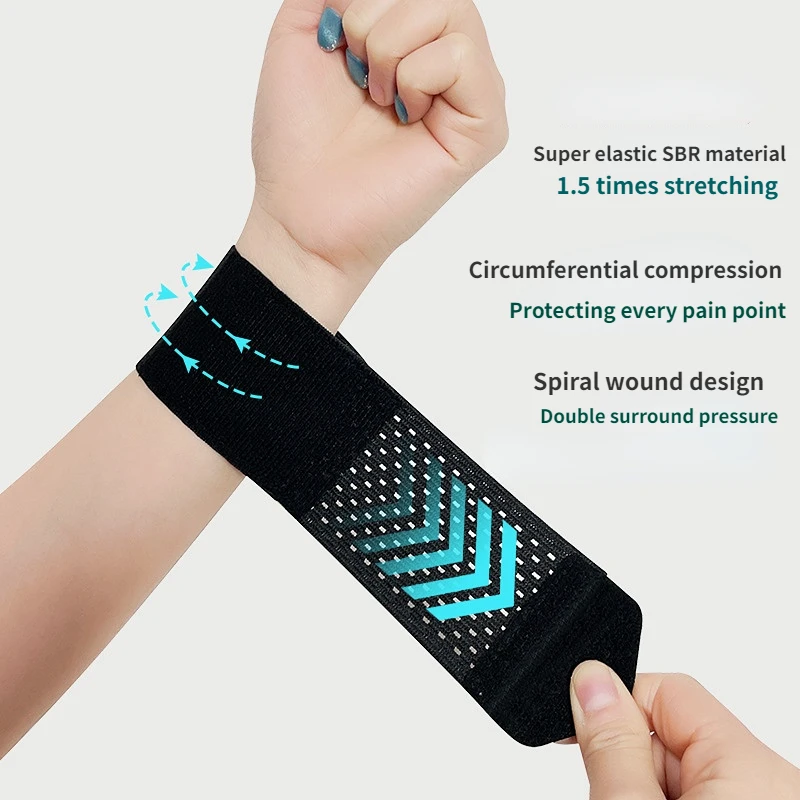 

Спортивный ремень Swrist для фитнеса, баскетбола, бадминтона, тренажерного зала, эластичный, впитывающий пот, дышащий, защита для запястья