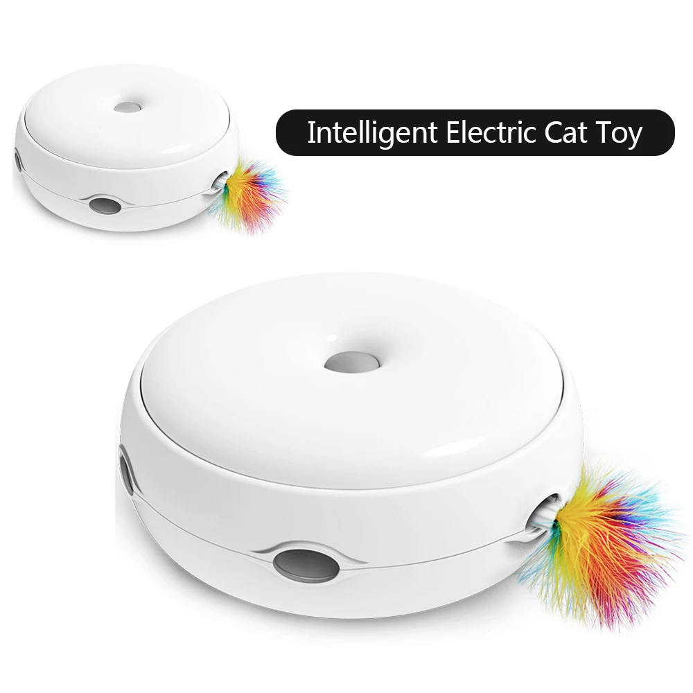 

Automatic Swing Toys for Cat Rotating Mouse Teaser Smart Spinning Turntable Cat Stick Game for Feline Fun & Exercise Engaging