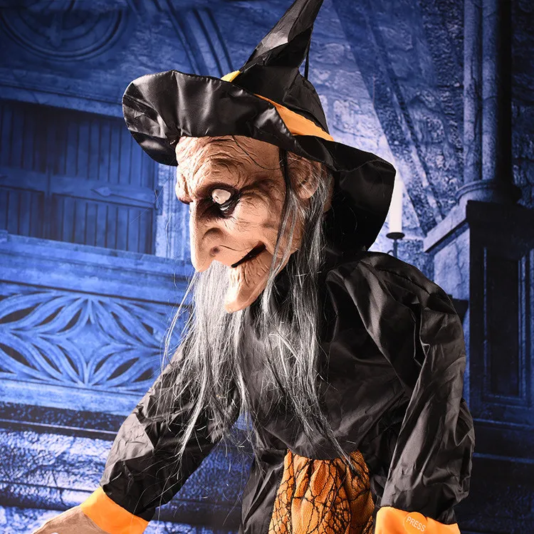 

Halloween Sensor Luminous Voice Witch 145 Cm Ergonomic Design Practical Products