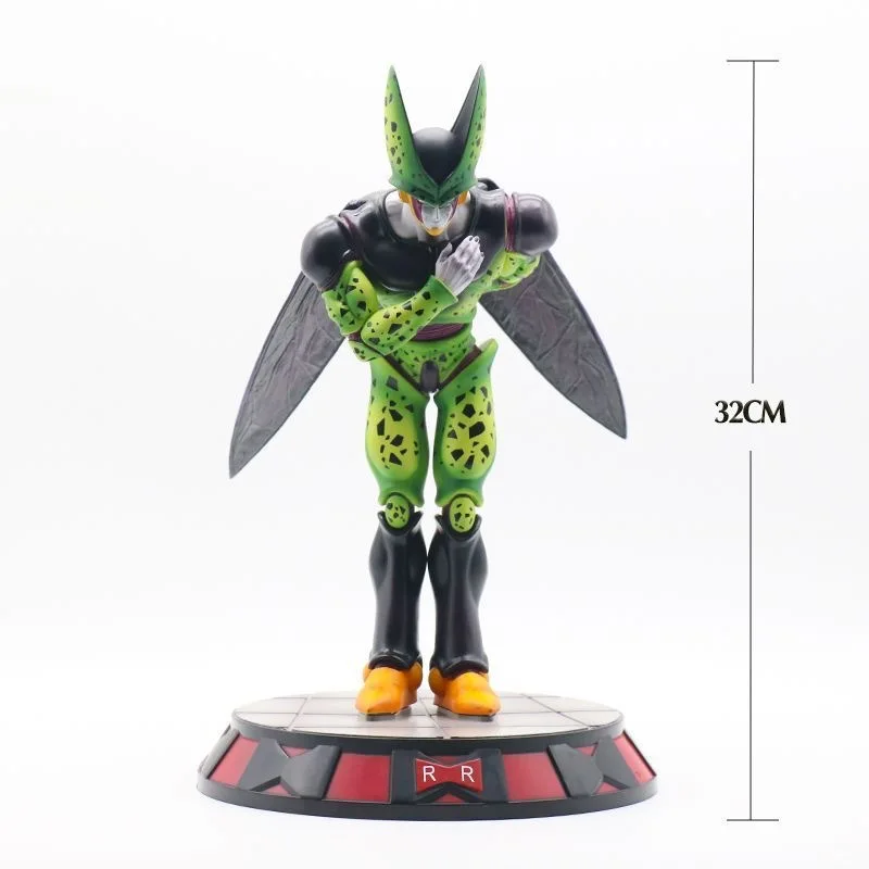 

32cm Genuine Figure-rise Standard Frs Series Dragon Ball Z Cell Model Kit Perfect Cell Action Figure GK Collection Doll Toys
