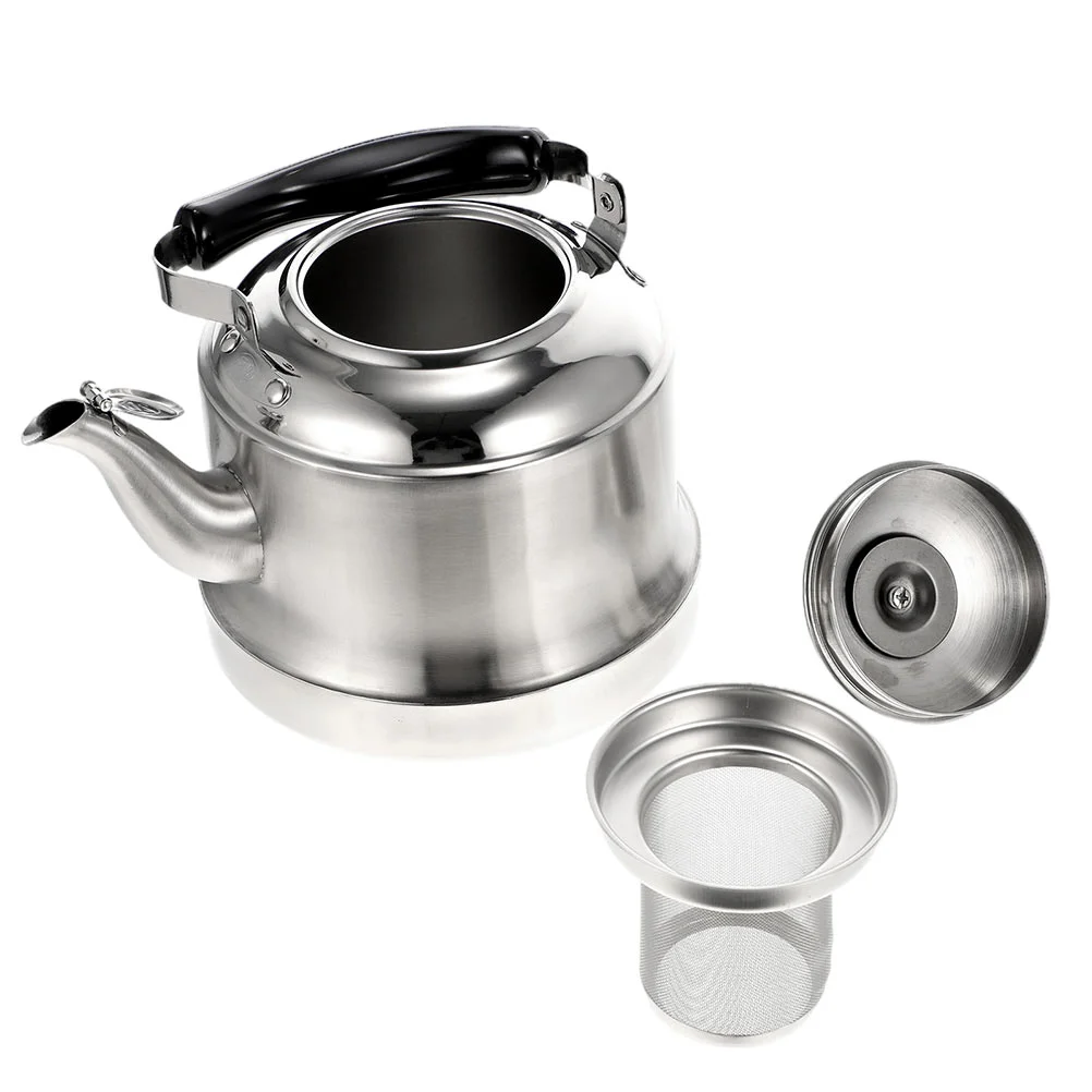 

Teapot Kettle Stainless Steel Teapot Double Walled Handle Boiling Water Insulated Large Small Infuser Moroccan
