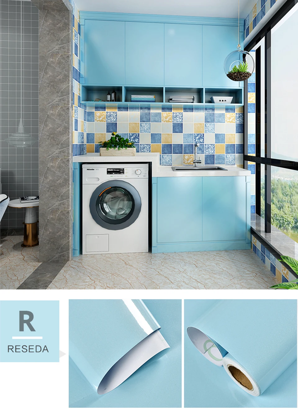 Рисунок 6 - Однотонные жемчужные виниловые обои