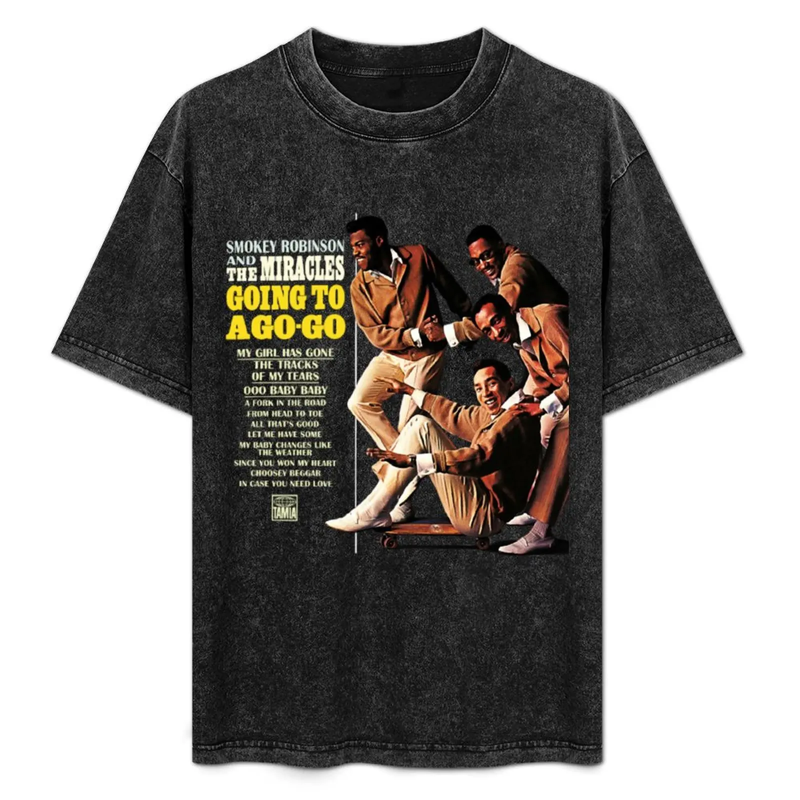 М500-412-НВ. Смокиная музыка Робинсон и чудеса 'Going to a Go' футболка унисекс с