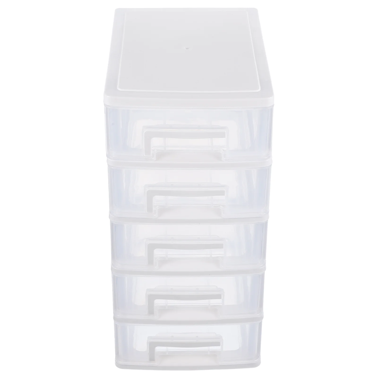 

Drawer Storage Cabinet Desktop Plastic Storage Case Rack Practical Pp Decorative Table Office