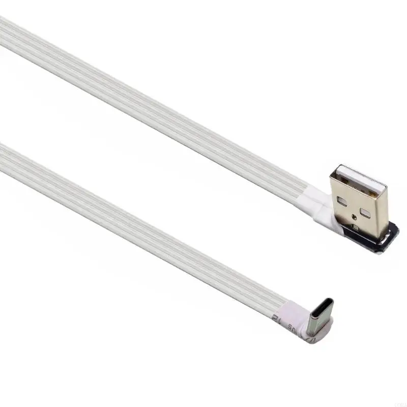 Фото CORA 6 вариантов длины USB Type C Кабель передачи данных Угловая вилка для ограниченного пространства №5