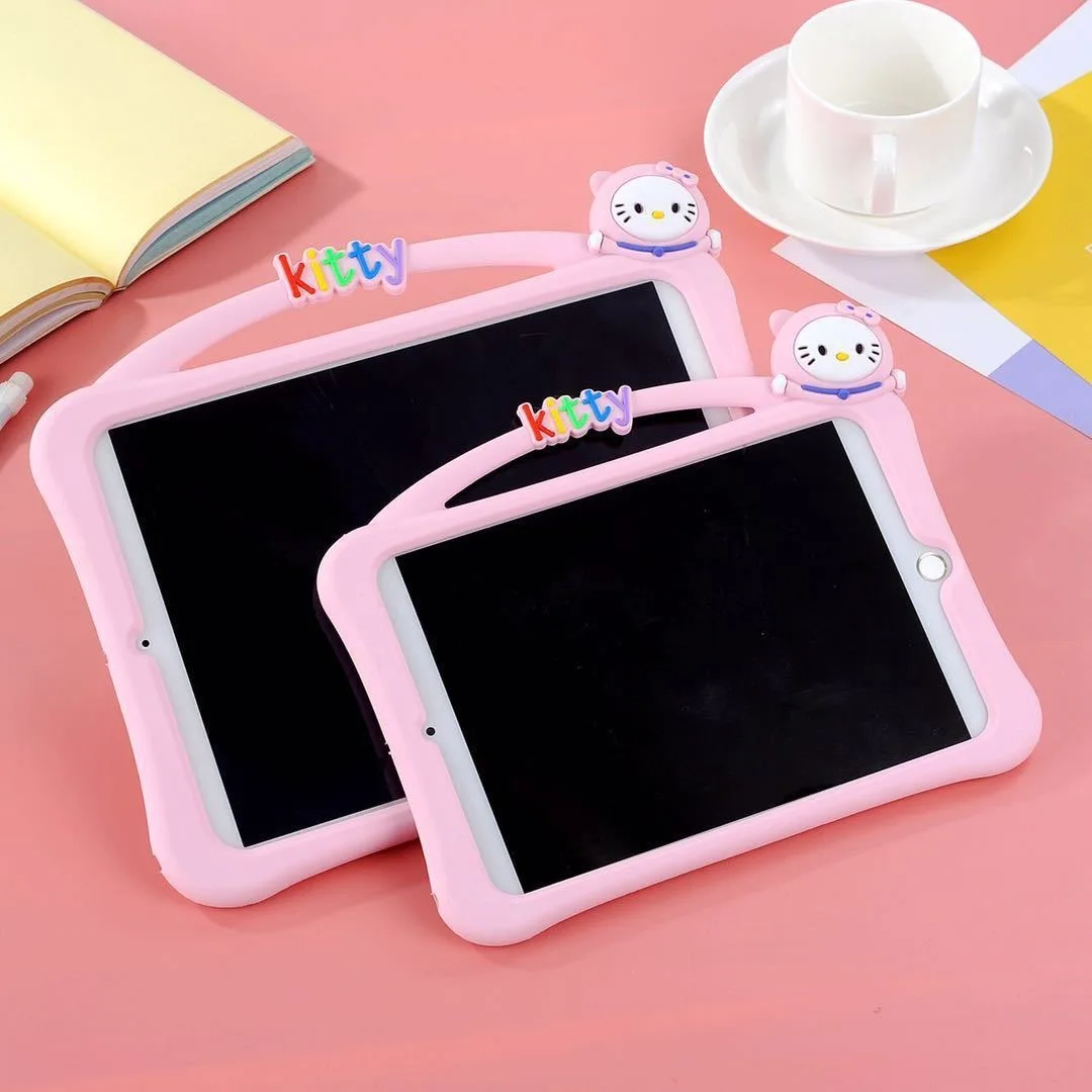 Милый мультяшный чехол Hello Kitty для iPad Air 2021, мягкий силиконовый защитный чехол для iPad Pro Mini 6, чехол 10,2 дюйма