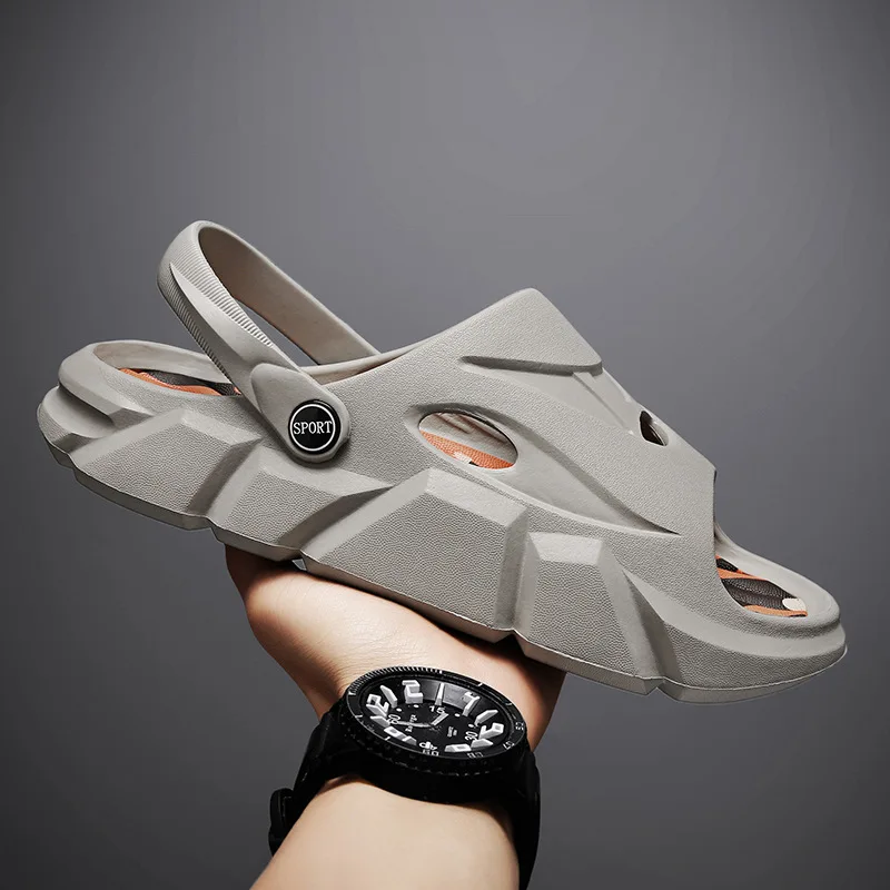 Нося спортивные сандалии летом Новые Домашние противоскользящие мужские для