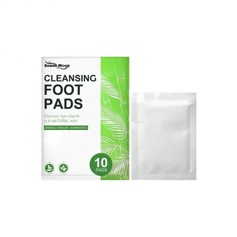 

Detox Foot Patches Ginger Bamboo Pads Detoxification Body Toxins Cleansing Slimming Improve Sleep Feet Adhersive