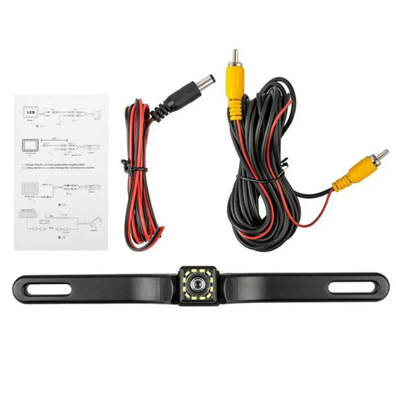 Камера заднего вида водонепроницаемая камера HD 12 светодиодная ночного видения