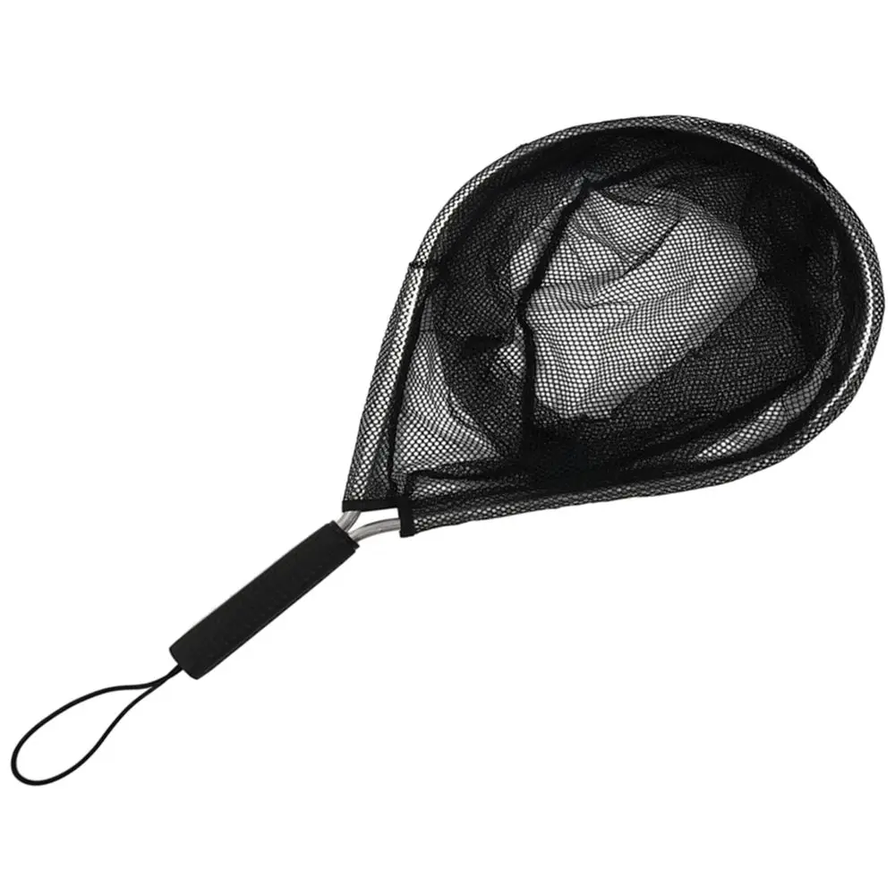 

Portable Aluminium Fly Fishing Mesh Knotless Nylon Landing Nets Fishing Net Hand Net Fish Saver