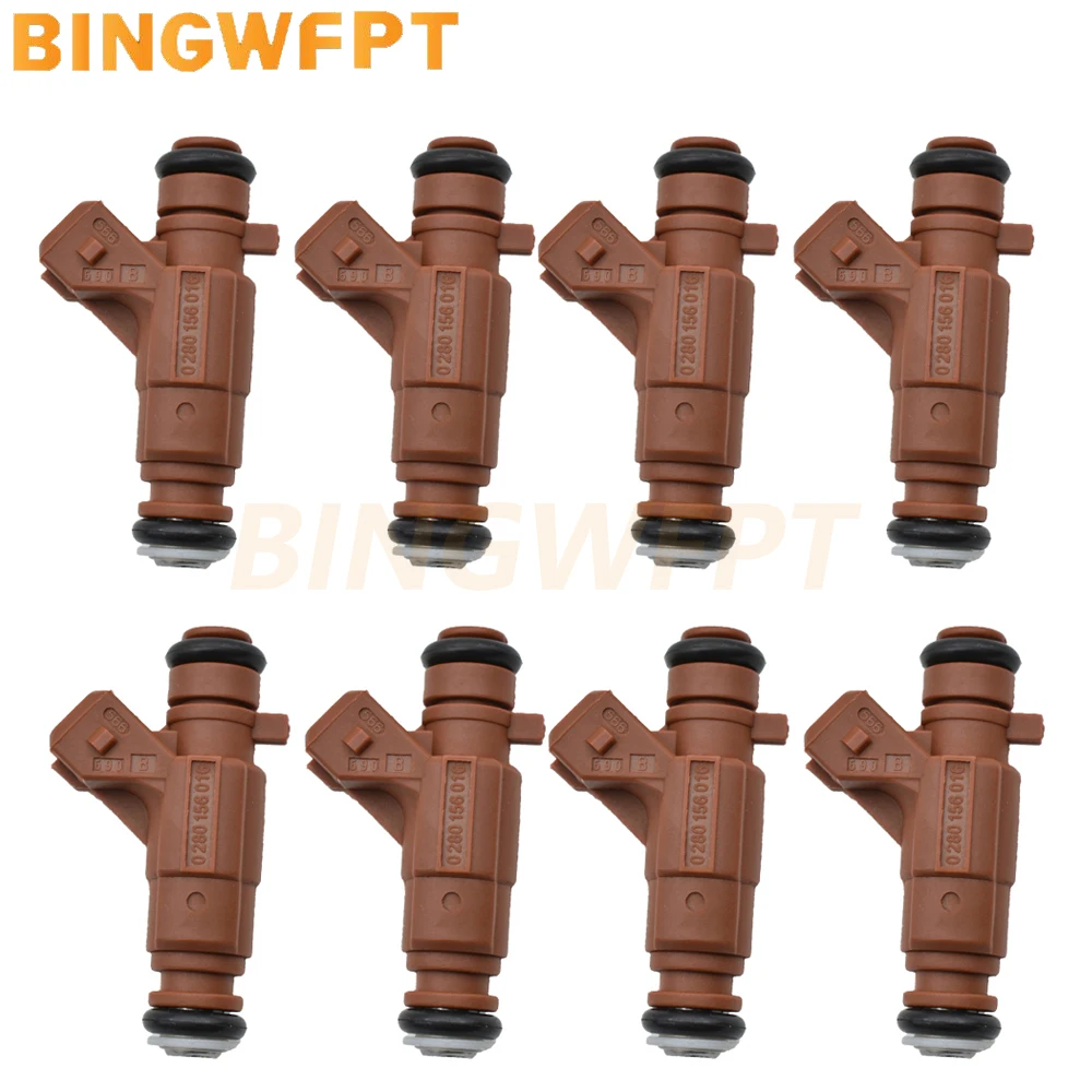 

8PCS For Mercedes-Benz CLK320 3.2L V6 2003 CLK500 5.0L V8 2003-2006 High quality Fuel Injector Nozzles 0280156016 A1130780249